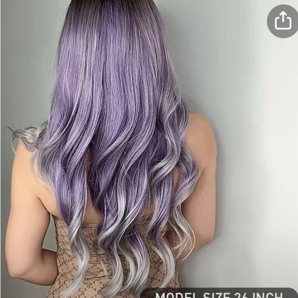 Cute funky wig beautiful color for cosplay or every day - Picture 5 of 7